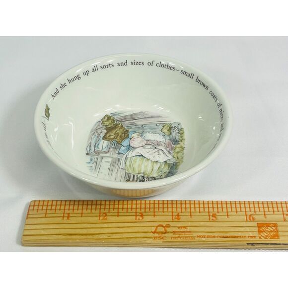 Wedgewood Beatrix Potter Peter Rabbit Mrs Tiggy Winkle Bowl - Picture 7 of 7